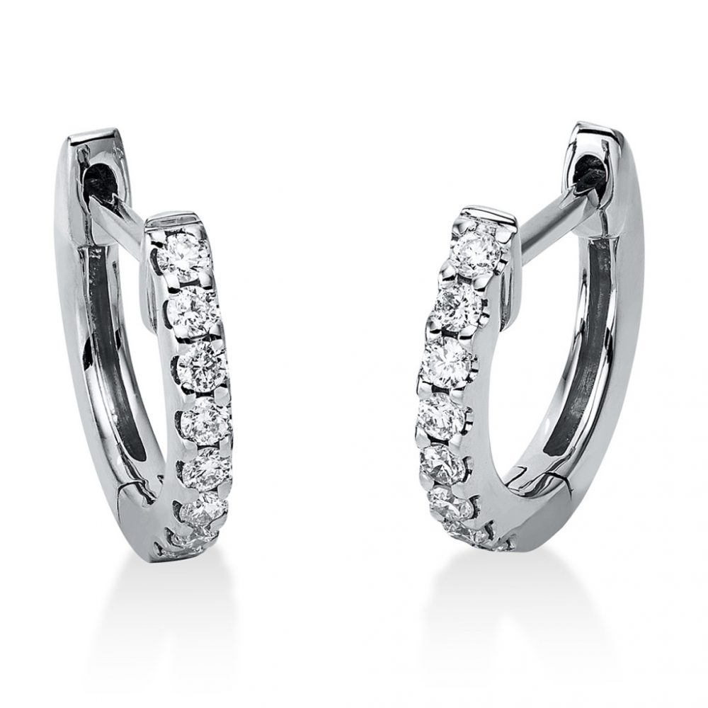 Whitegold Diamond Earrings