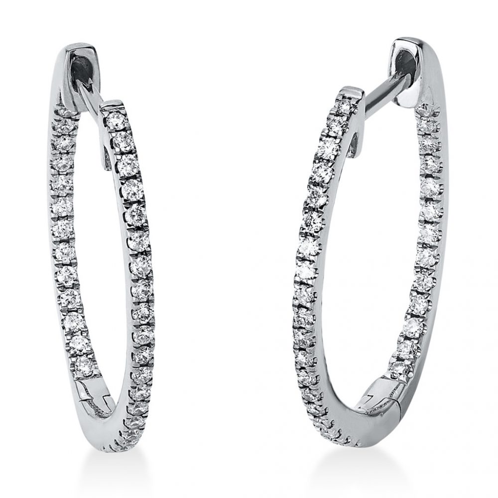 Whitegold Diamond Earrings