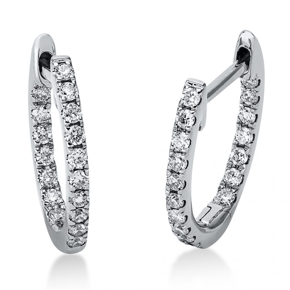 Whitegold Diamond Earrings