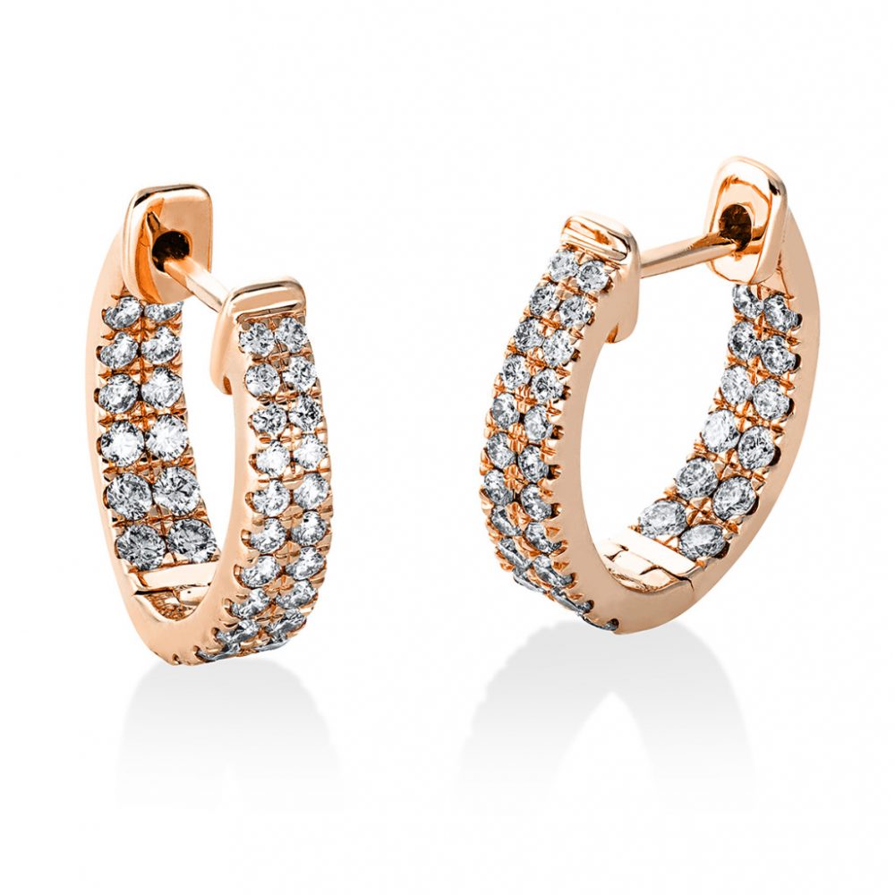 Redgold Diamond Earrings