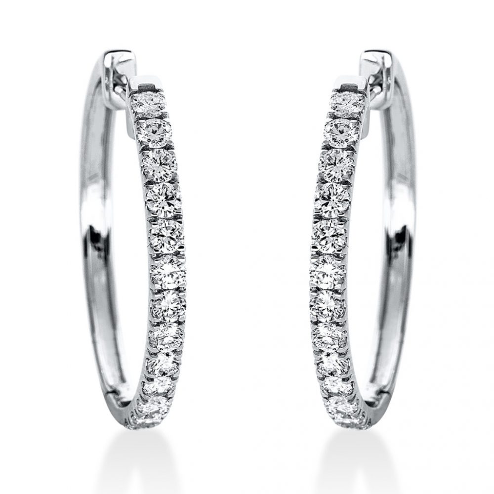 Whitegold Diamond Earrings