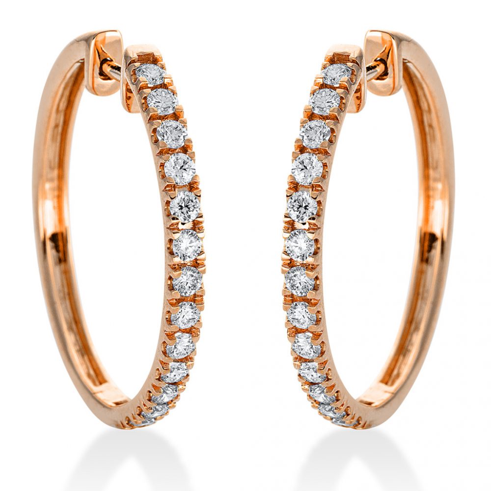 Redgold Diamond Earrings