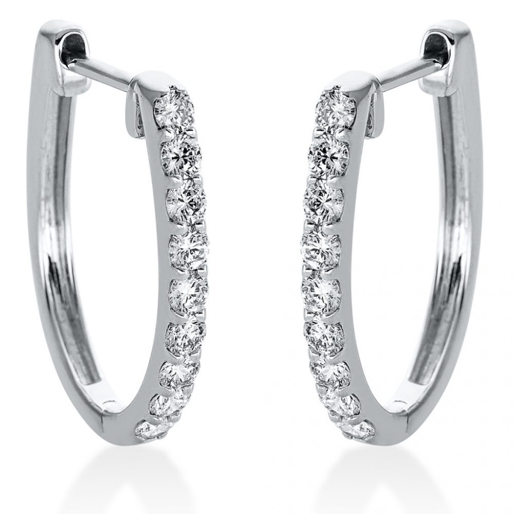 Whitegold Diamond Earrings