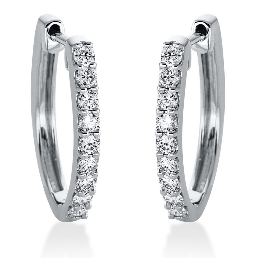 Whitegold Diamond Earrings