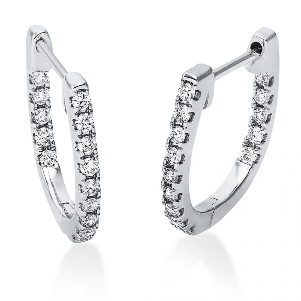 Whitegold Diamond Earrings