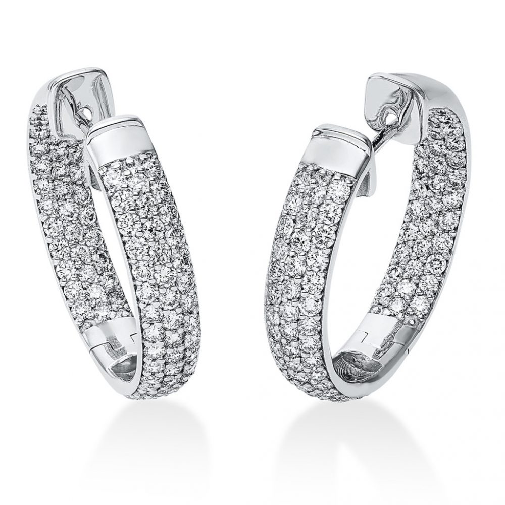 Whitegold Diamond Earrings