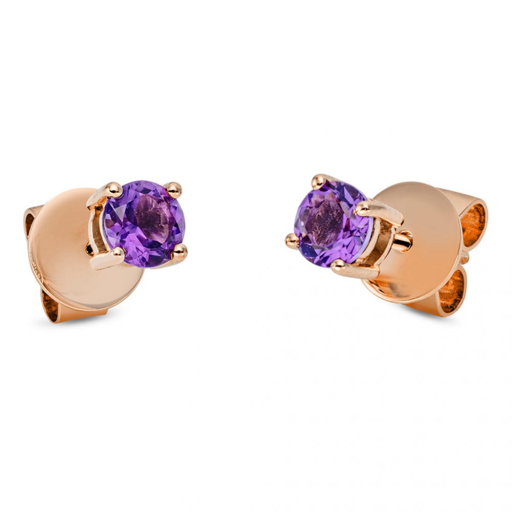 Redgold Amethyst Earrings