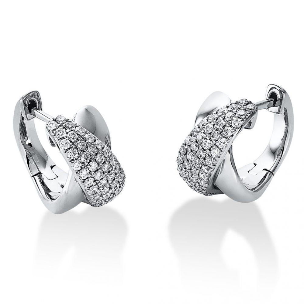 Whitegold Diamond Earrings