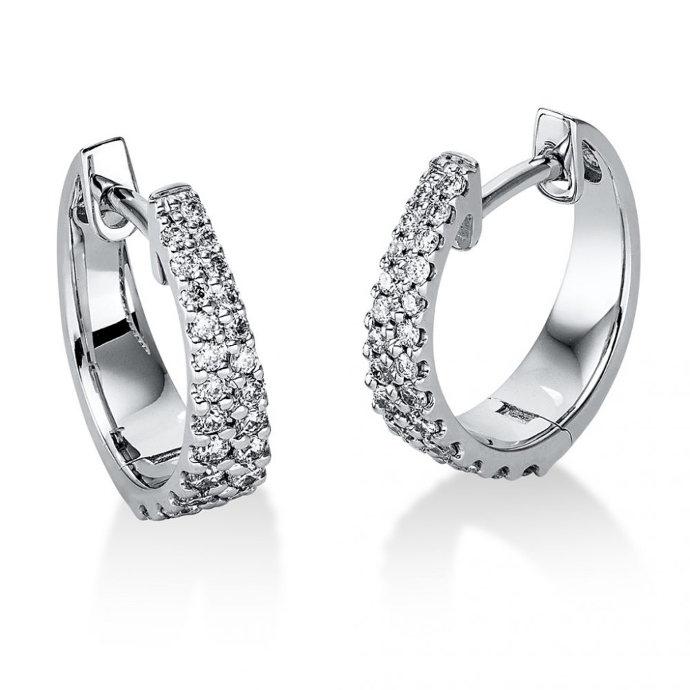 Whitegold Diamond Earrings