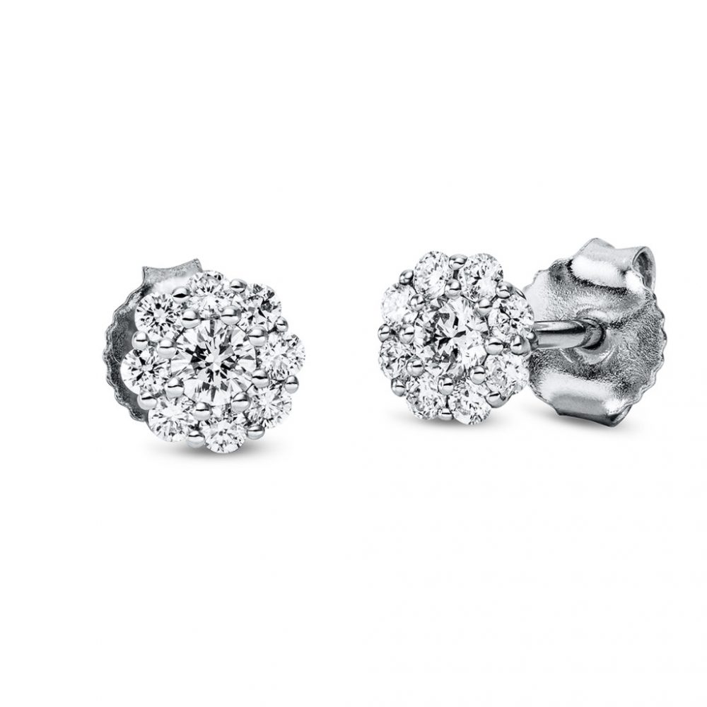 Whitegold Diamond Earrings