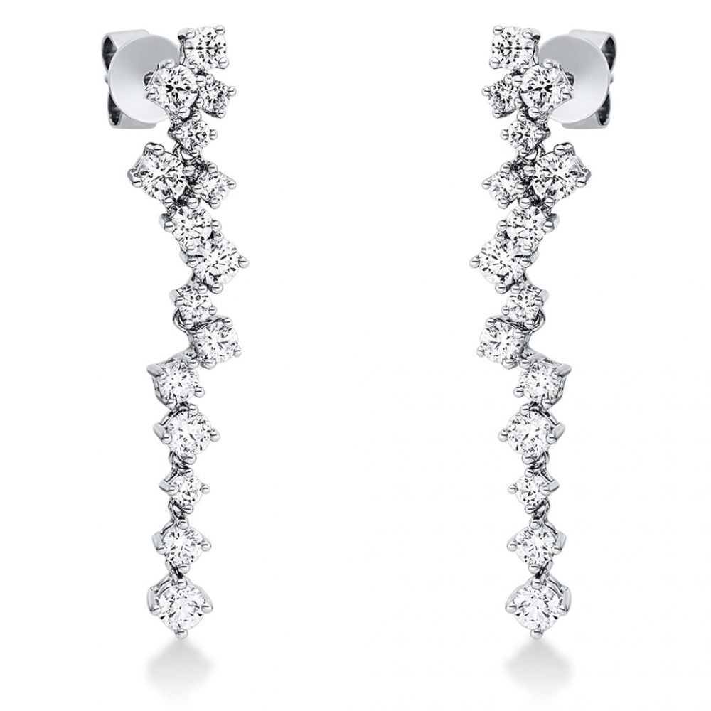 Whitegold Diamond Earrings