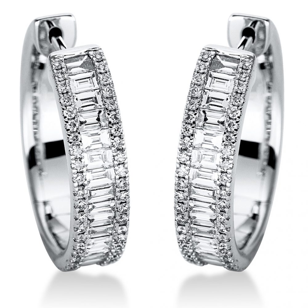 Whitegold Diamond Earrings