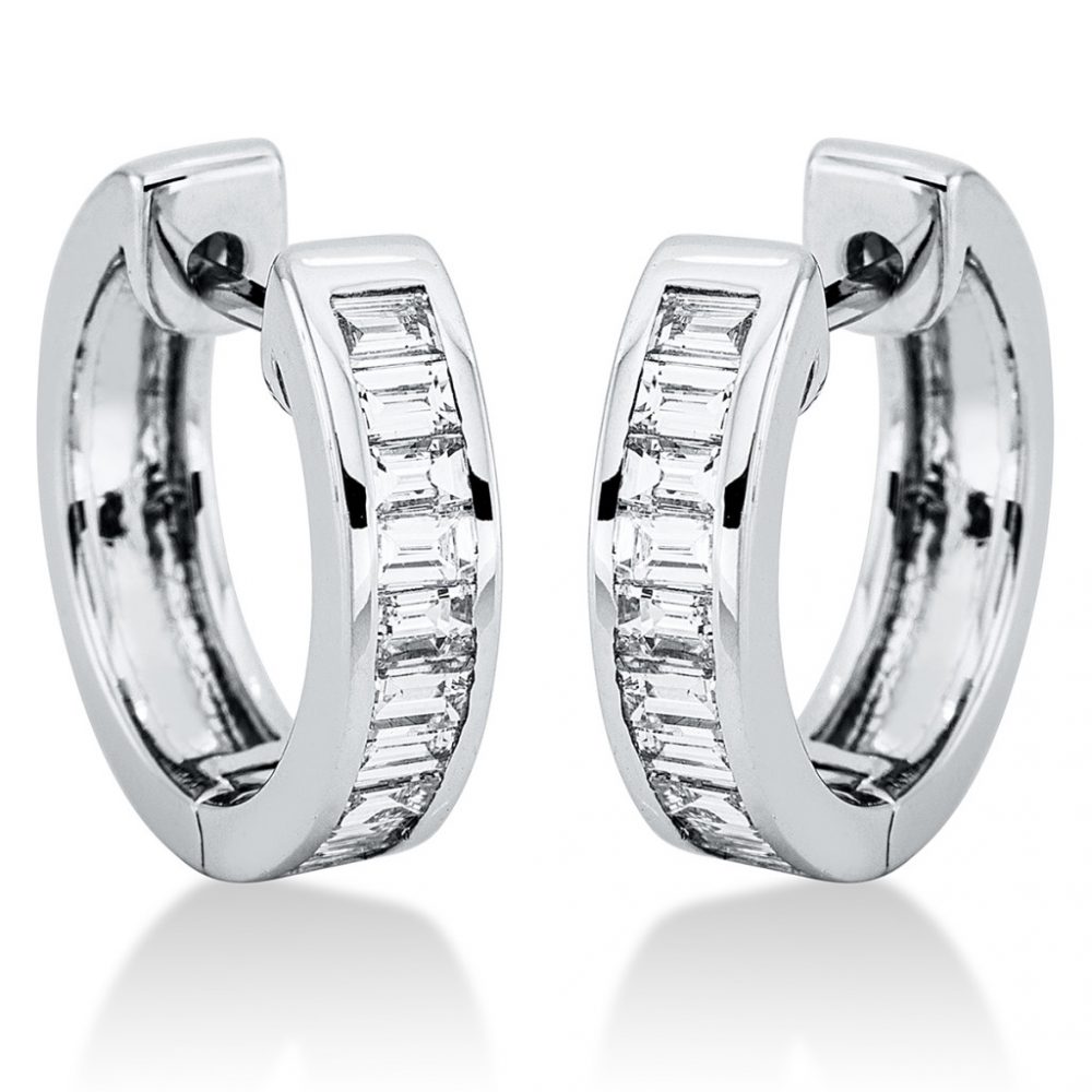 Whitegold Diamond Earrings