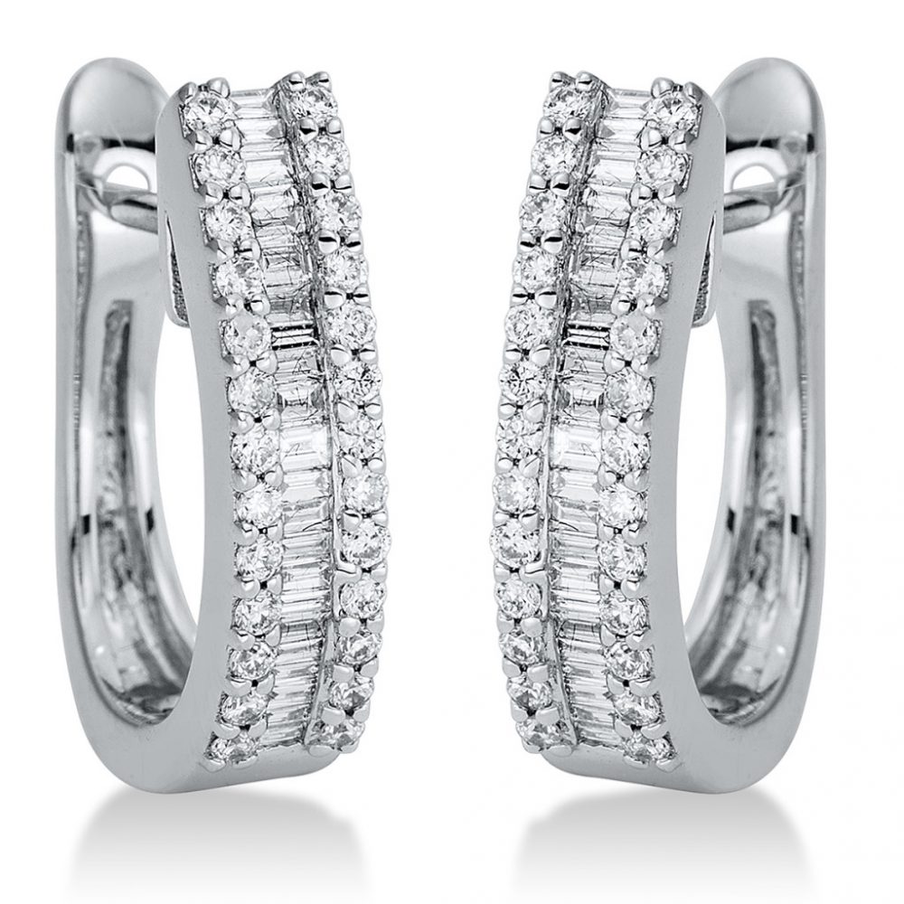 Whitegold Diamond Earrings