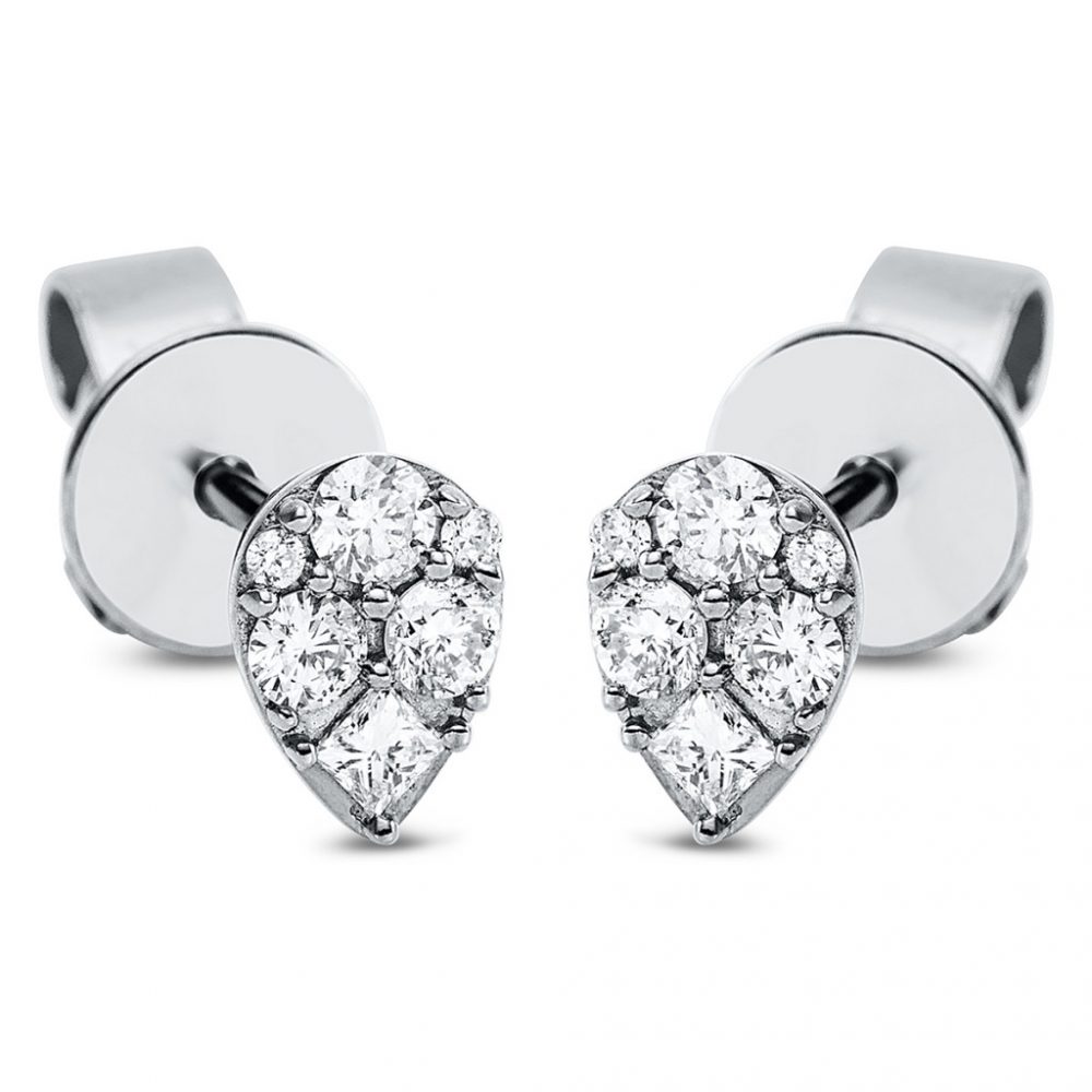 Whitegold Diamond Earrings