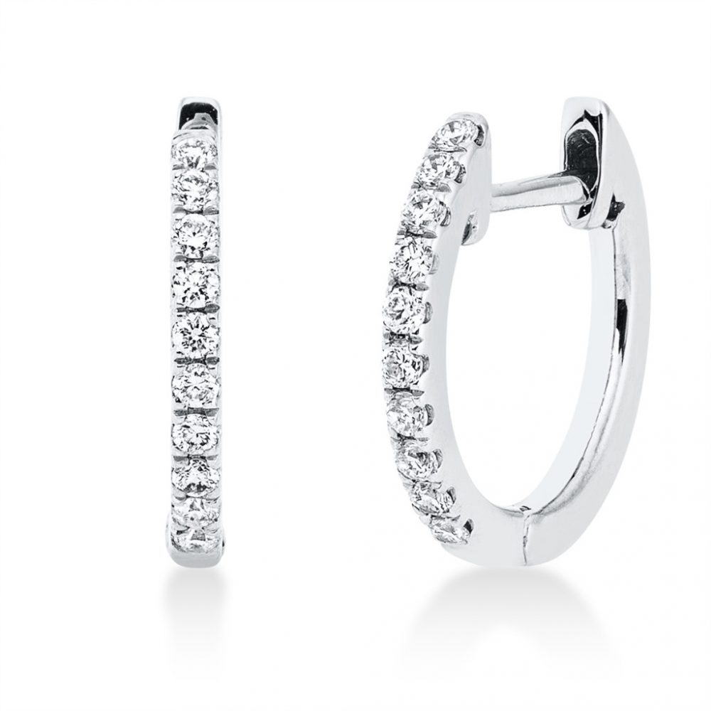 Whitegold Diamond Earrings