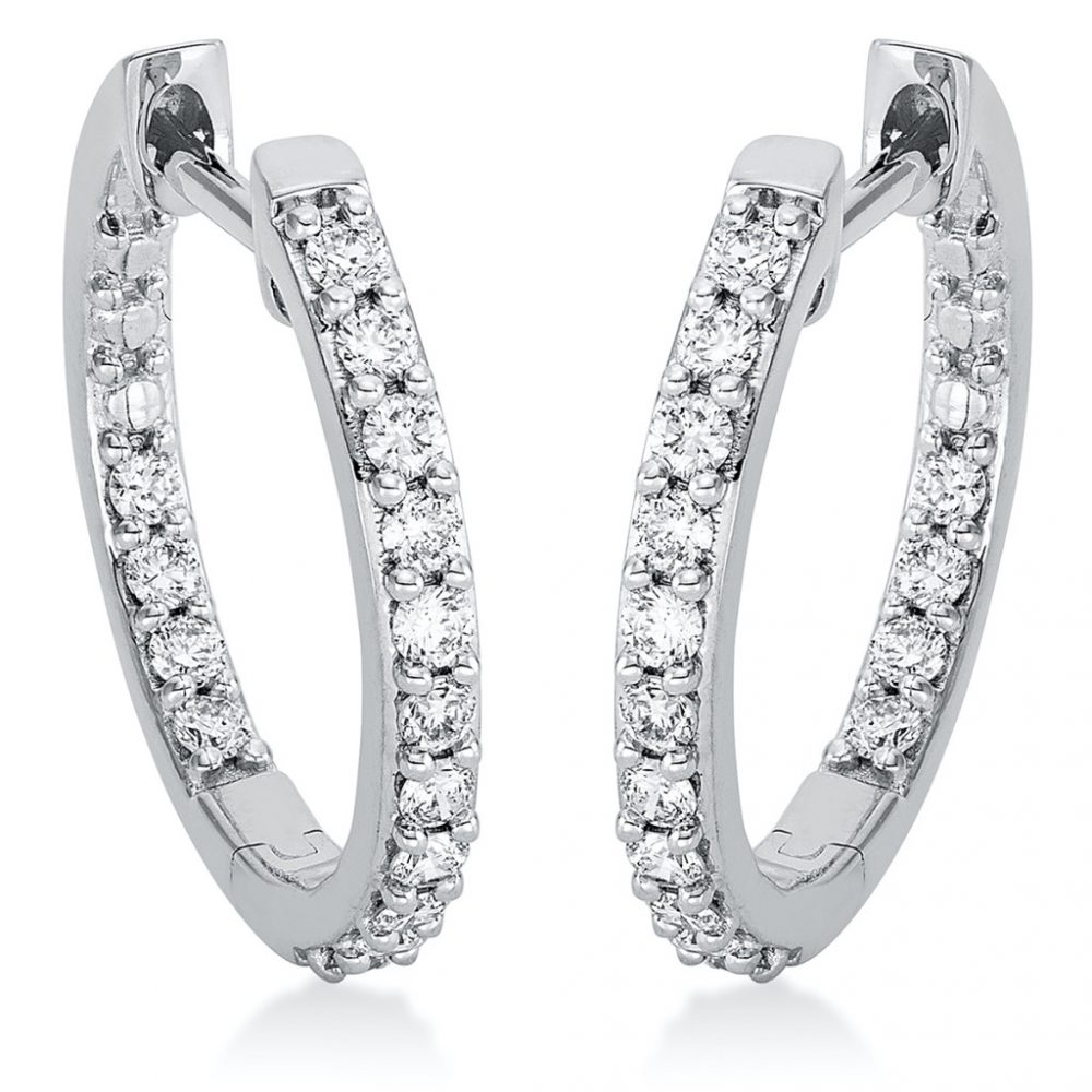 Whitegold Diamond Earrings