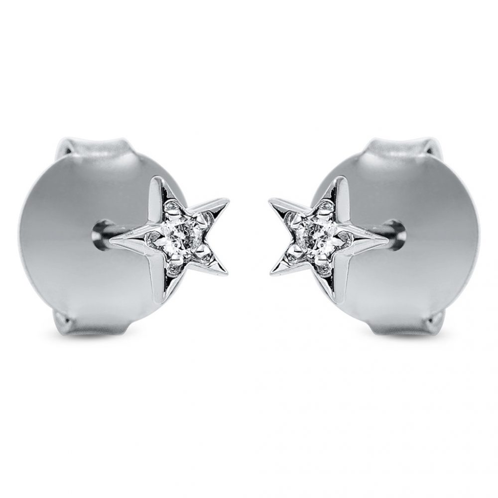 Whitegold Diamond Earrings