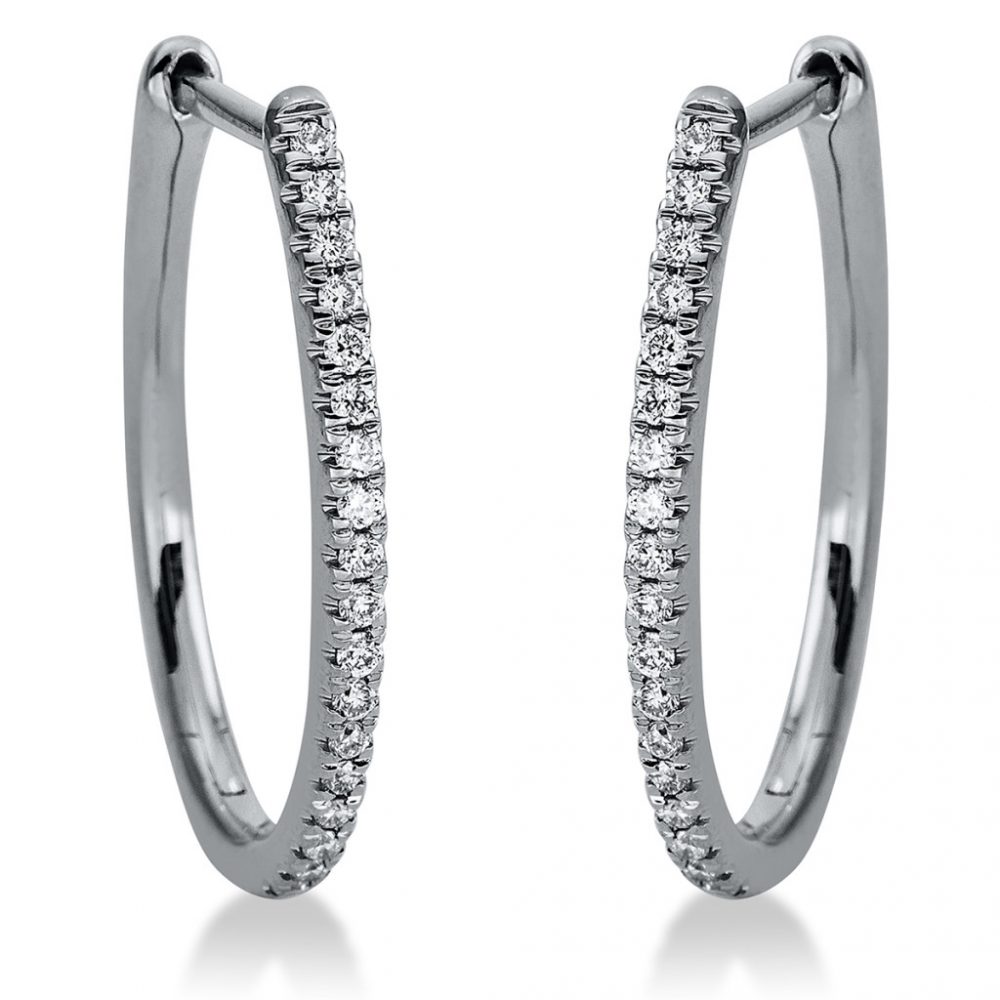 Whitegold Diamond Earrings