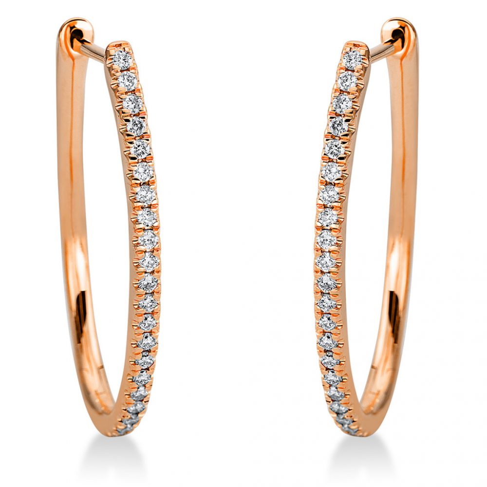 Redgold Diamond Earrings