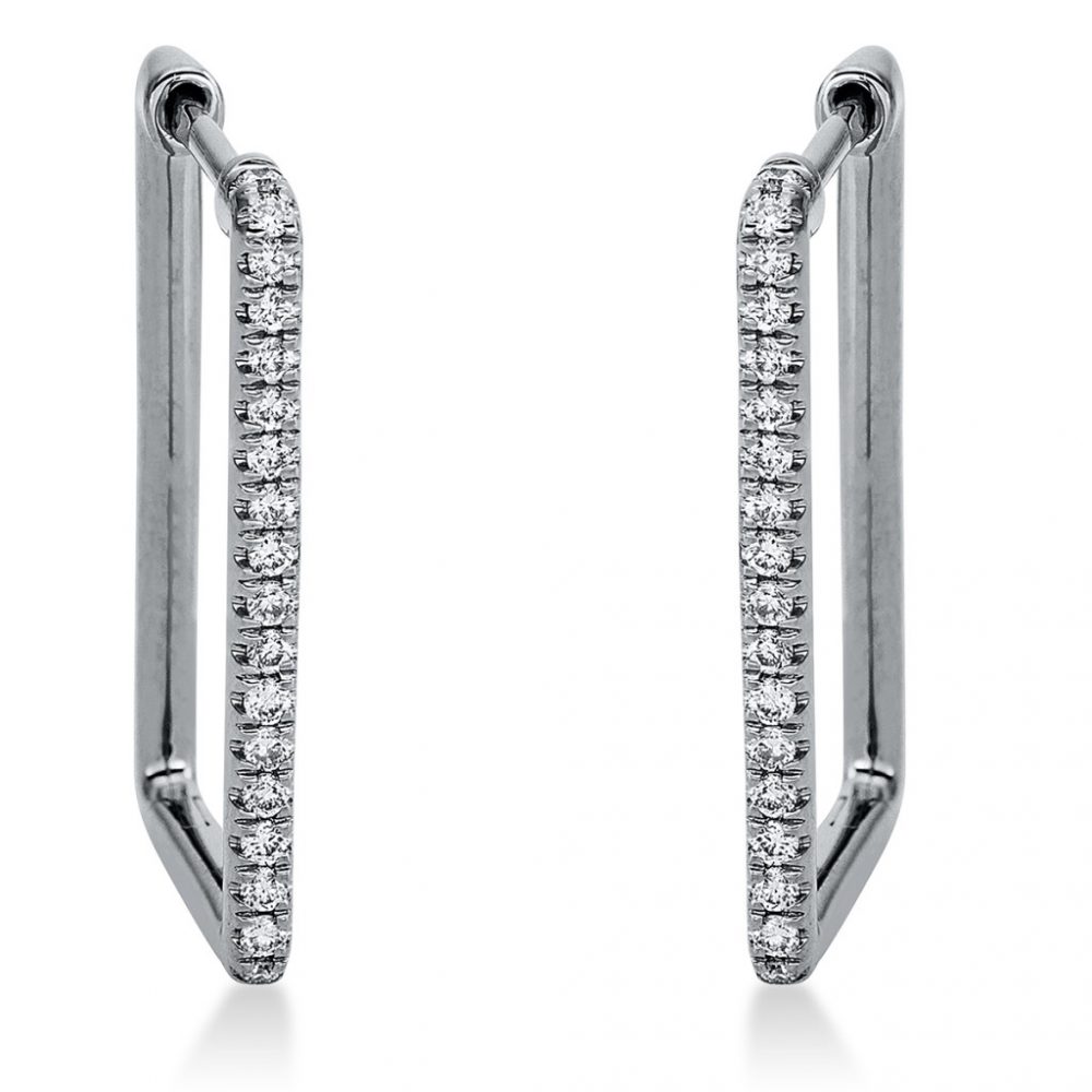 Whitegold Diamond Earrings