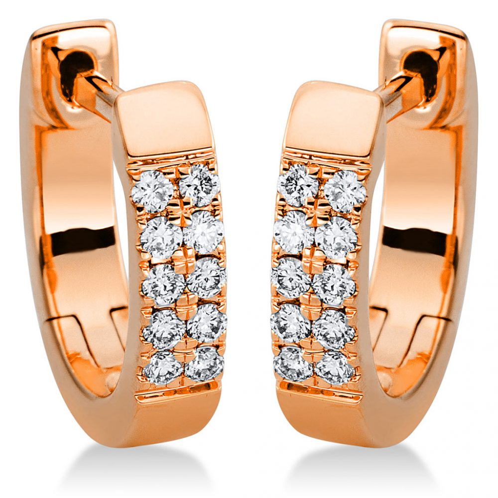 Redgold Diamond Earrings