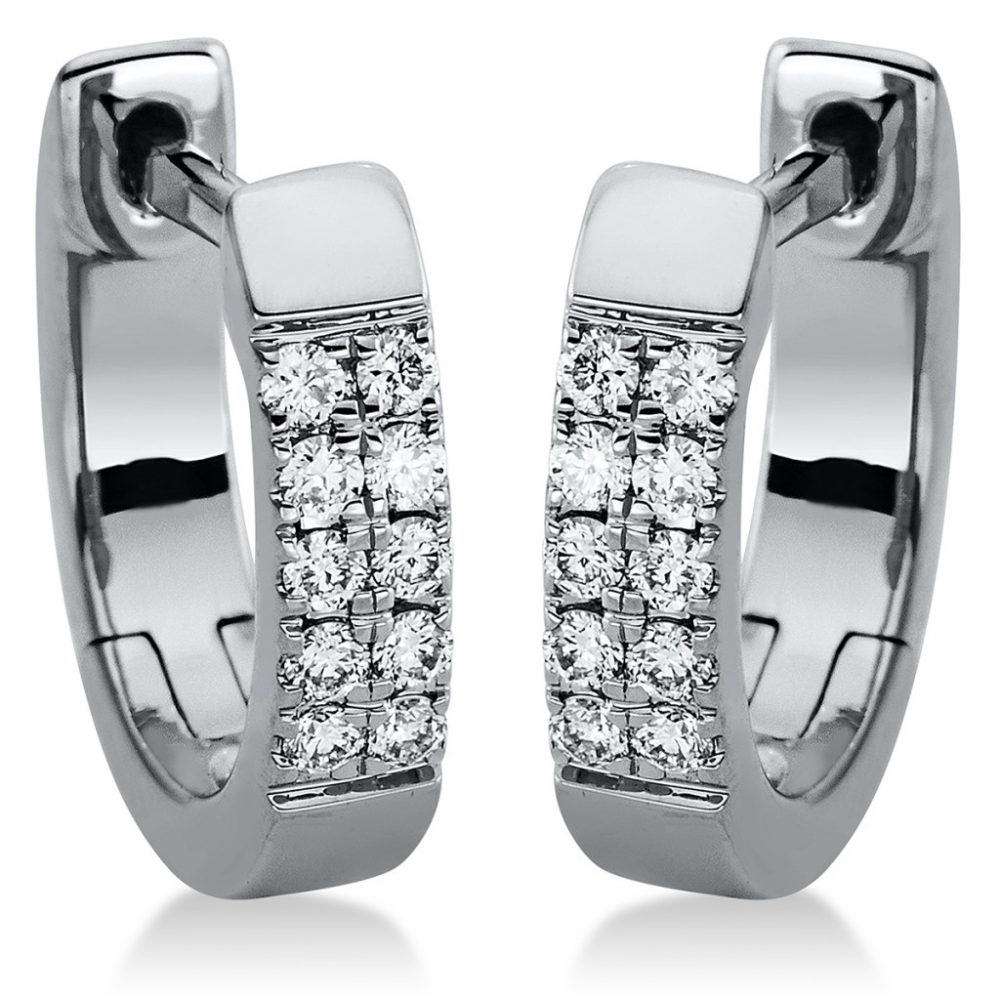 Whitegold Diamond Earrings