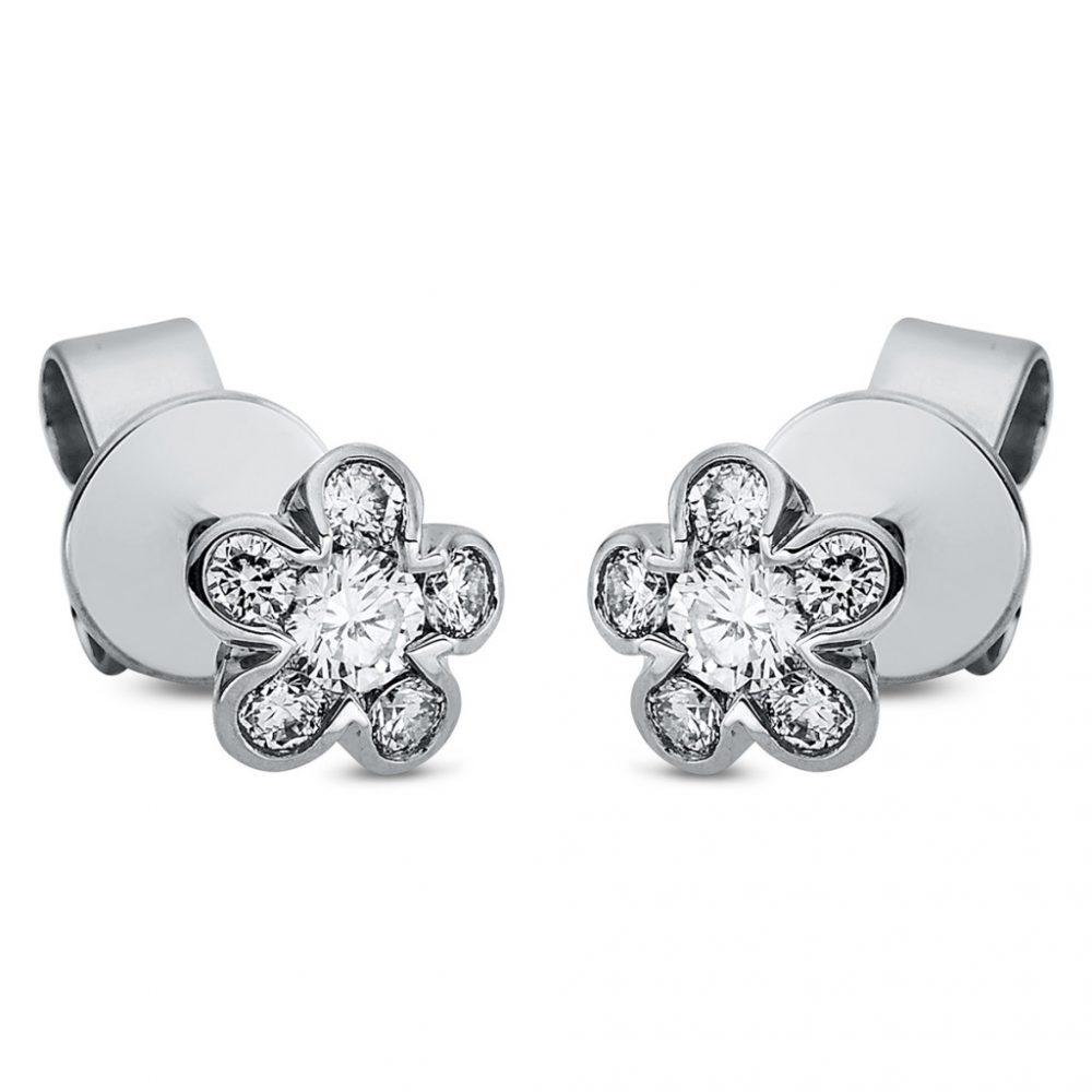 Whitegold Diamond Earrings