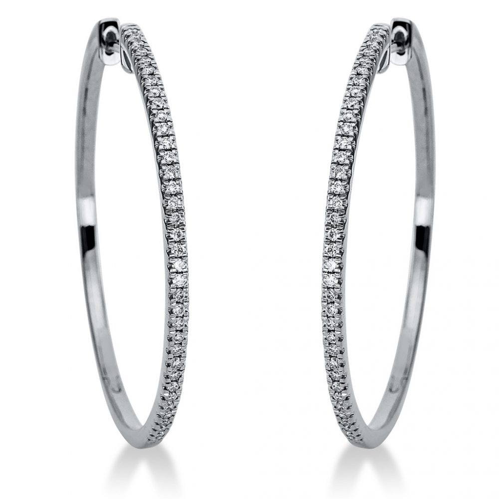 Whitegold Diamond Earrings