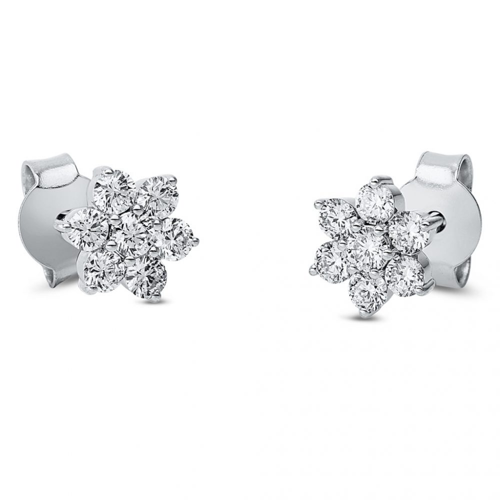 Whitegold Diamond Earrings