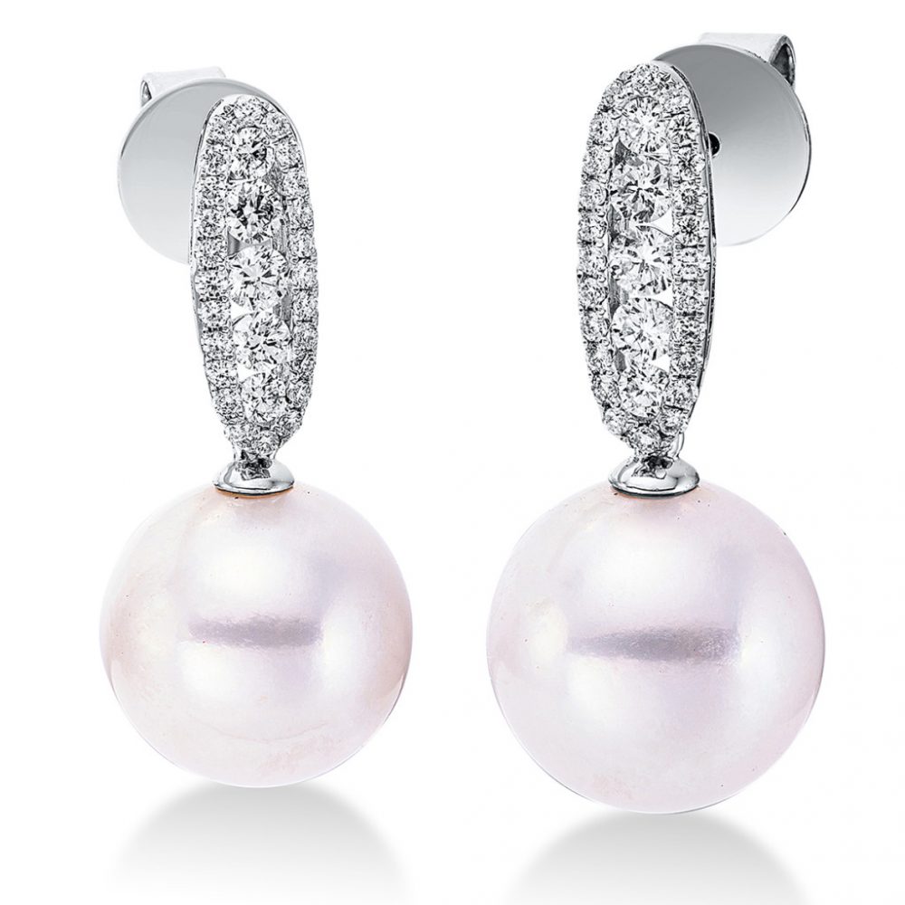 Whitegold Diamond Earrings