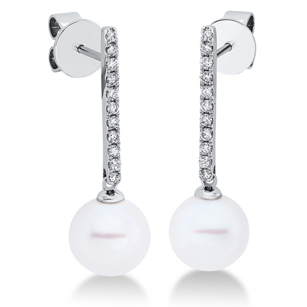 Whitegold Diamond Earrings