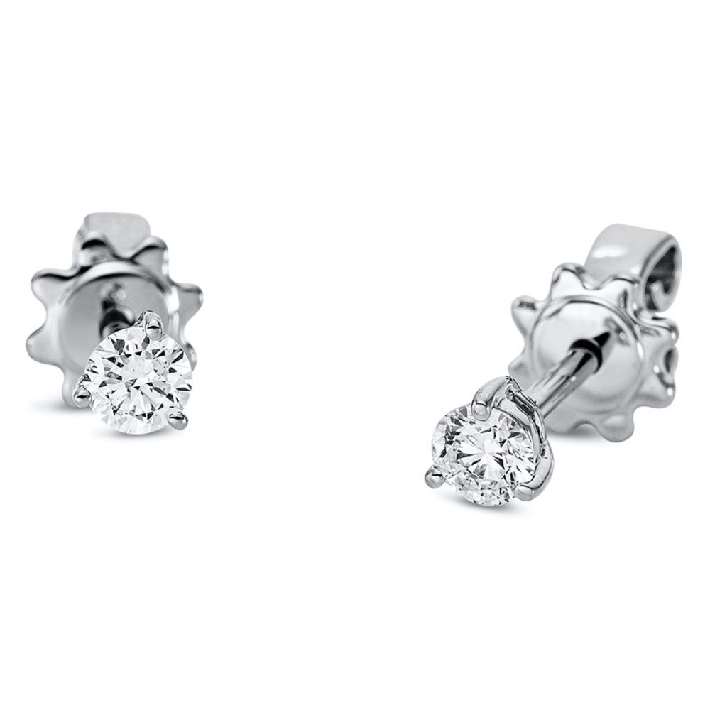 Whitegold Diamond Earrings