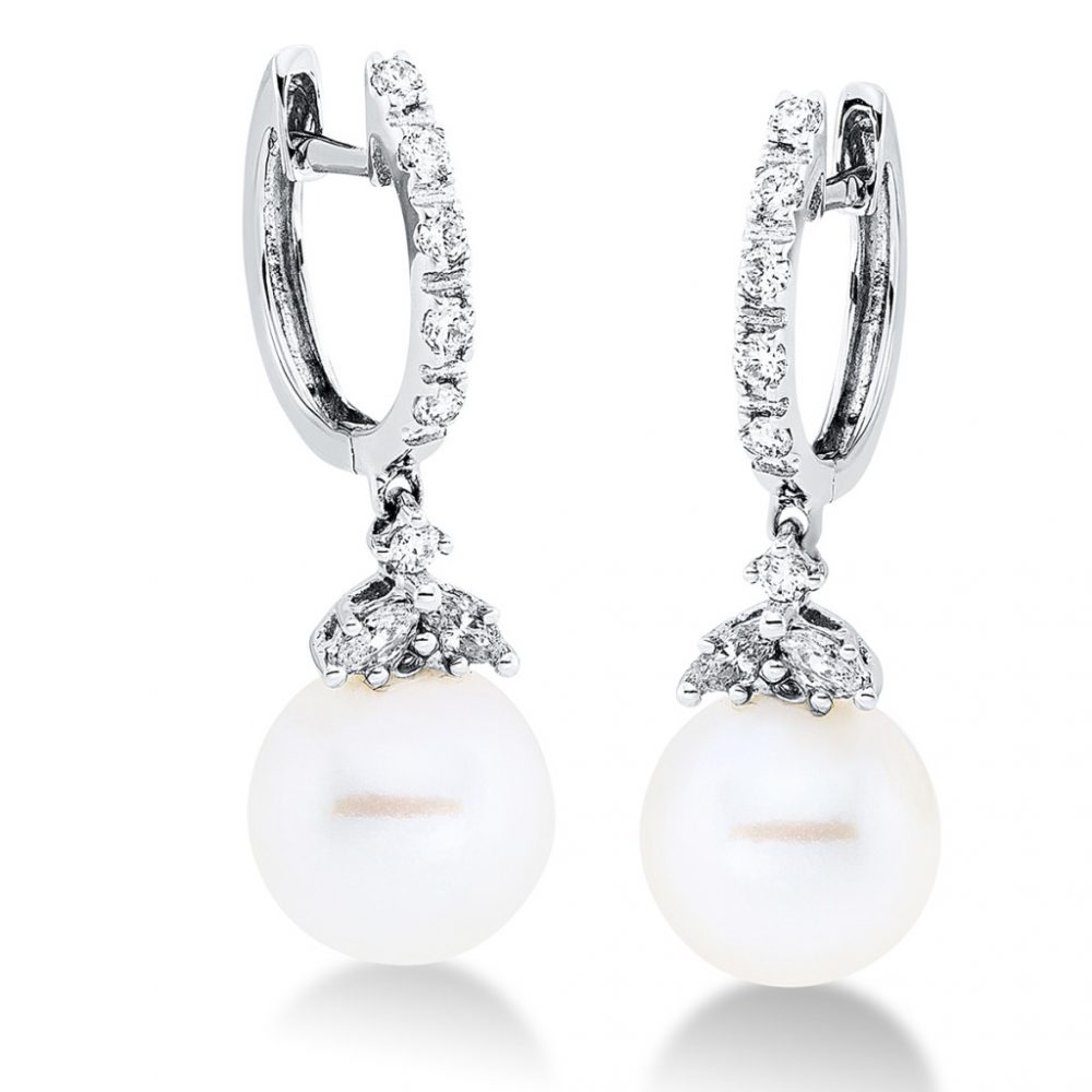 Whitegold Diamond Earrings