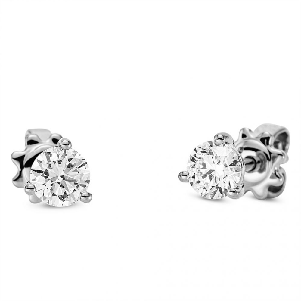 Whitegold Diamond Earrings