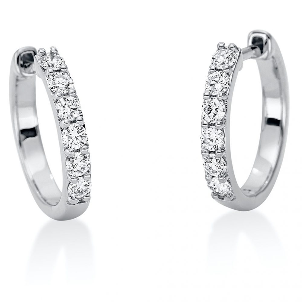 Whitegold Diamond Earrings