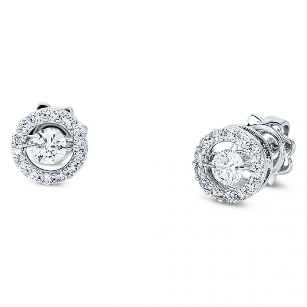 Whitegold Diamond Earrings