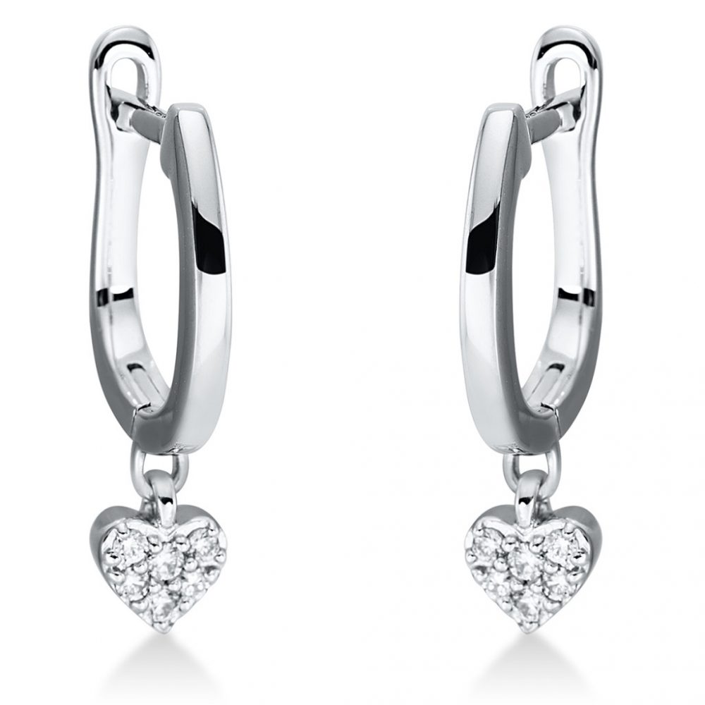 Whitegold Diamond Earrings