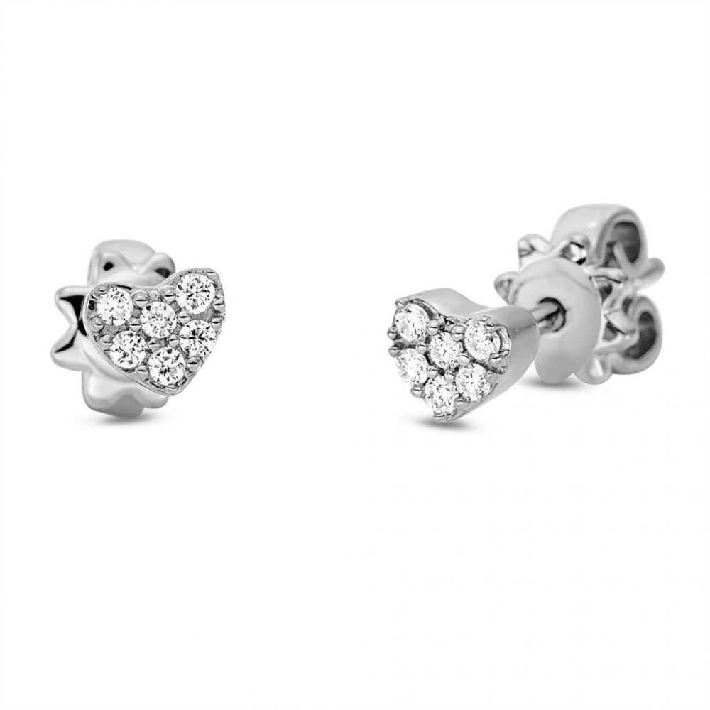 Whitegold Diamond Earrings