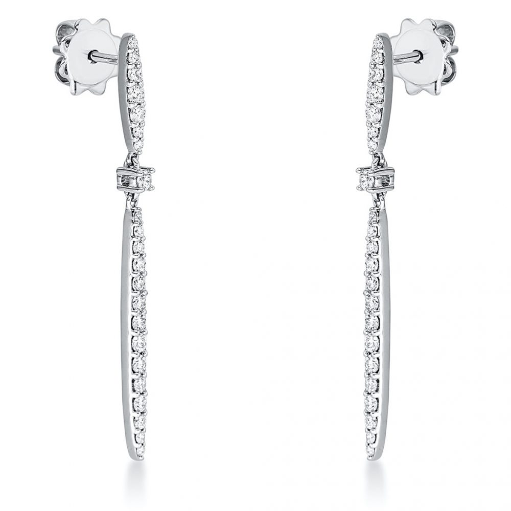 Whitegold Diamond Earrings