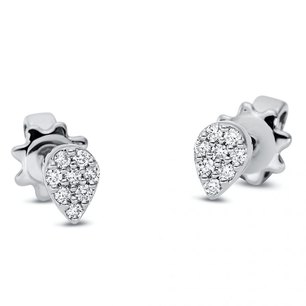 Whitegold Diamond Earrings