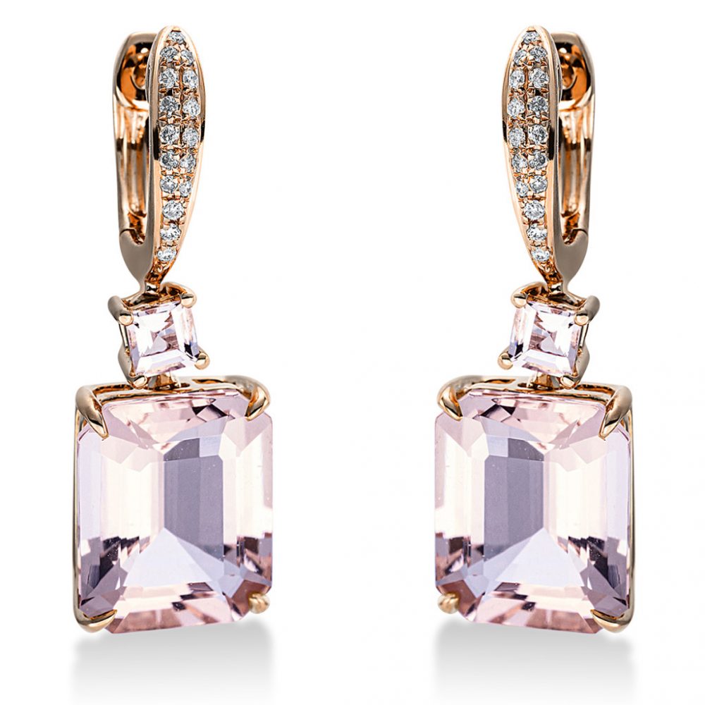 Redgold Morganite Earrings