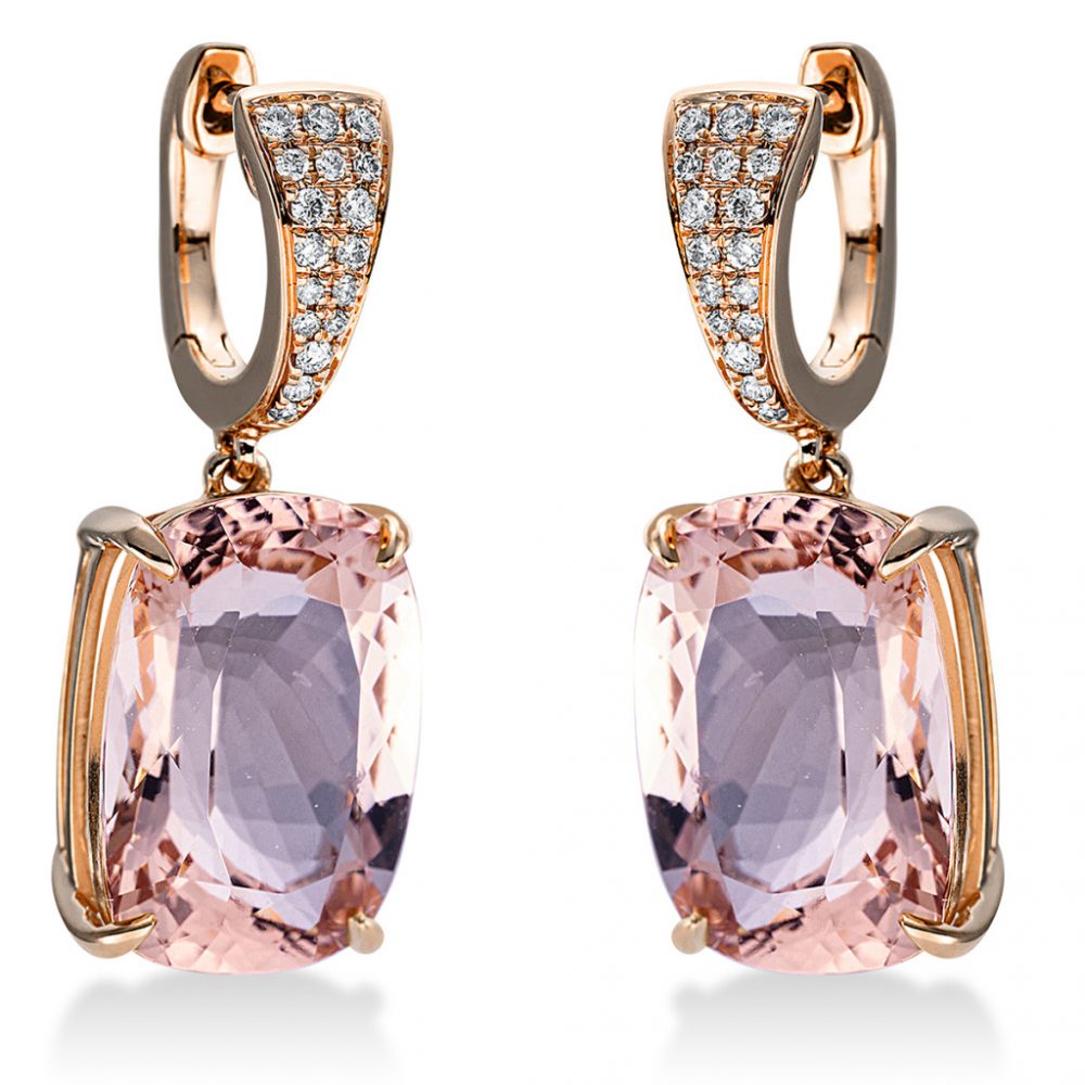 Redgold Morganite Earrings