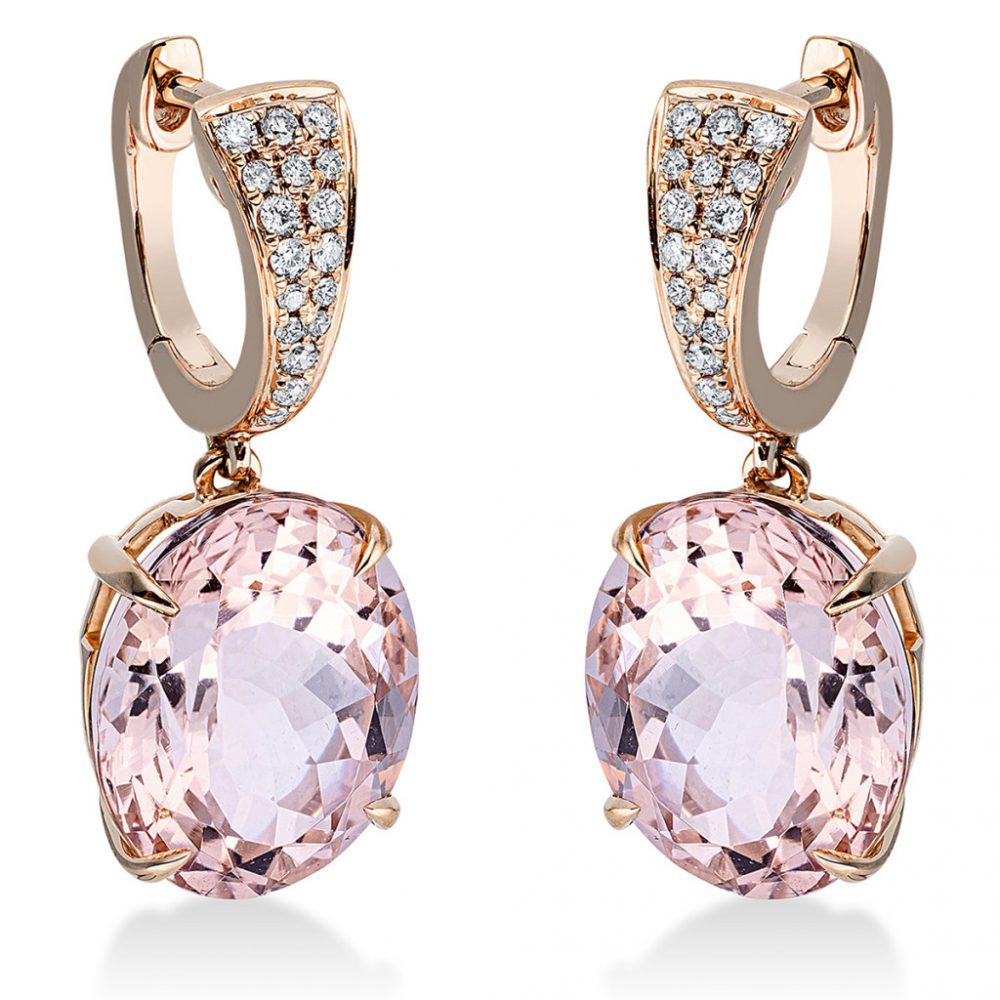 Redgold Morganite Earrings