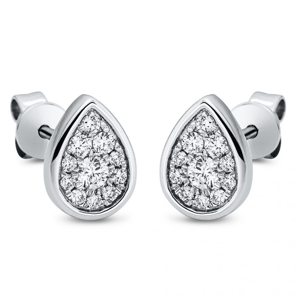 Whitegold Diamond Earrings