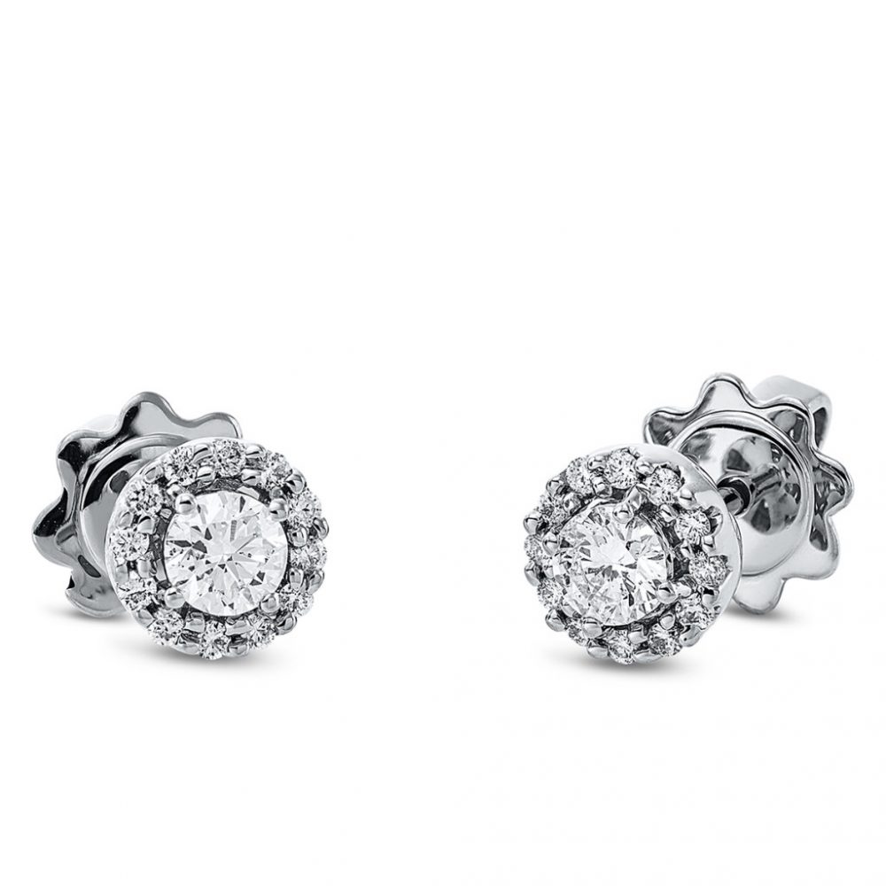 Whitegold Diamond Earrings