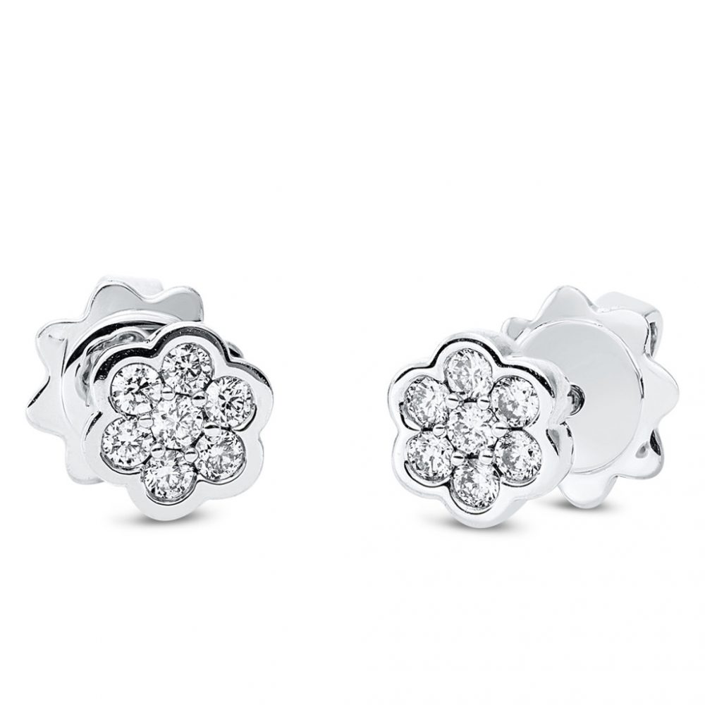 Whitegold Diamond Earrings