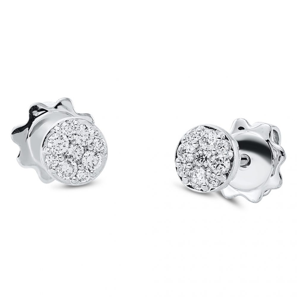 Whitegold Diamond Earrings