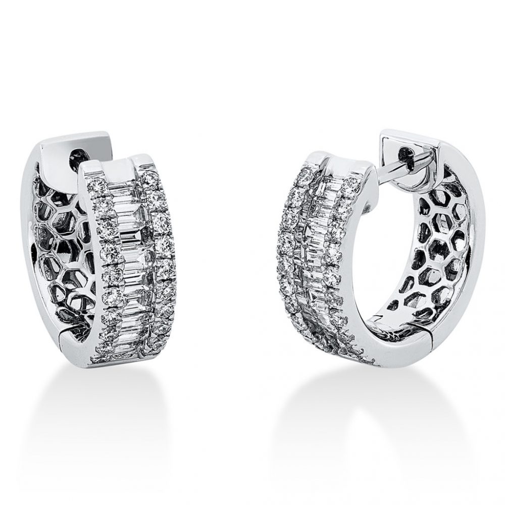 Whitegold Diamond Earrings