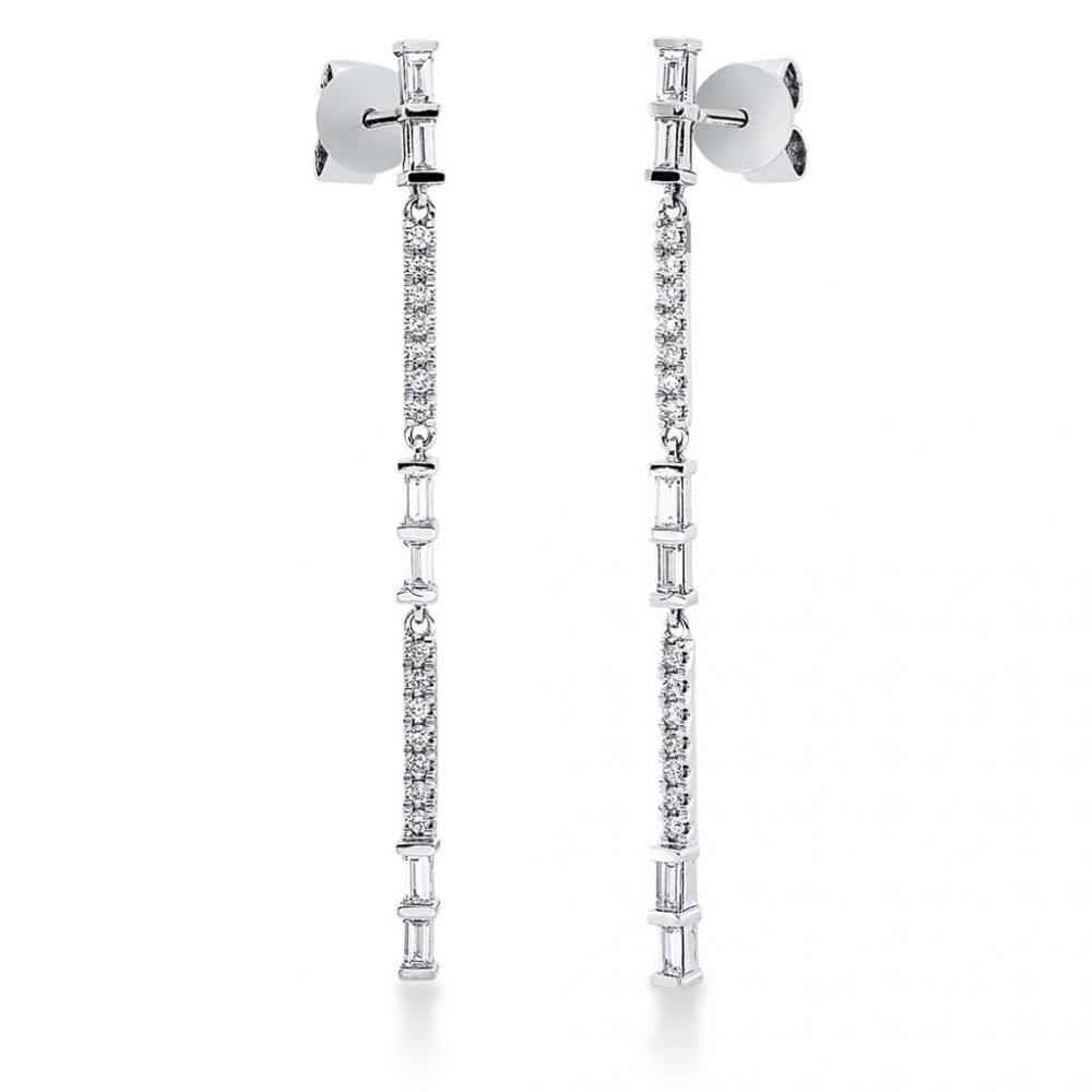 Whitegold Diamond Earrings